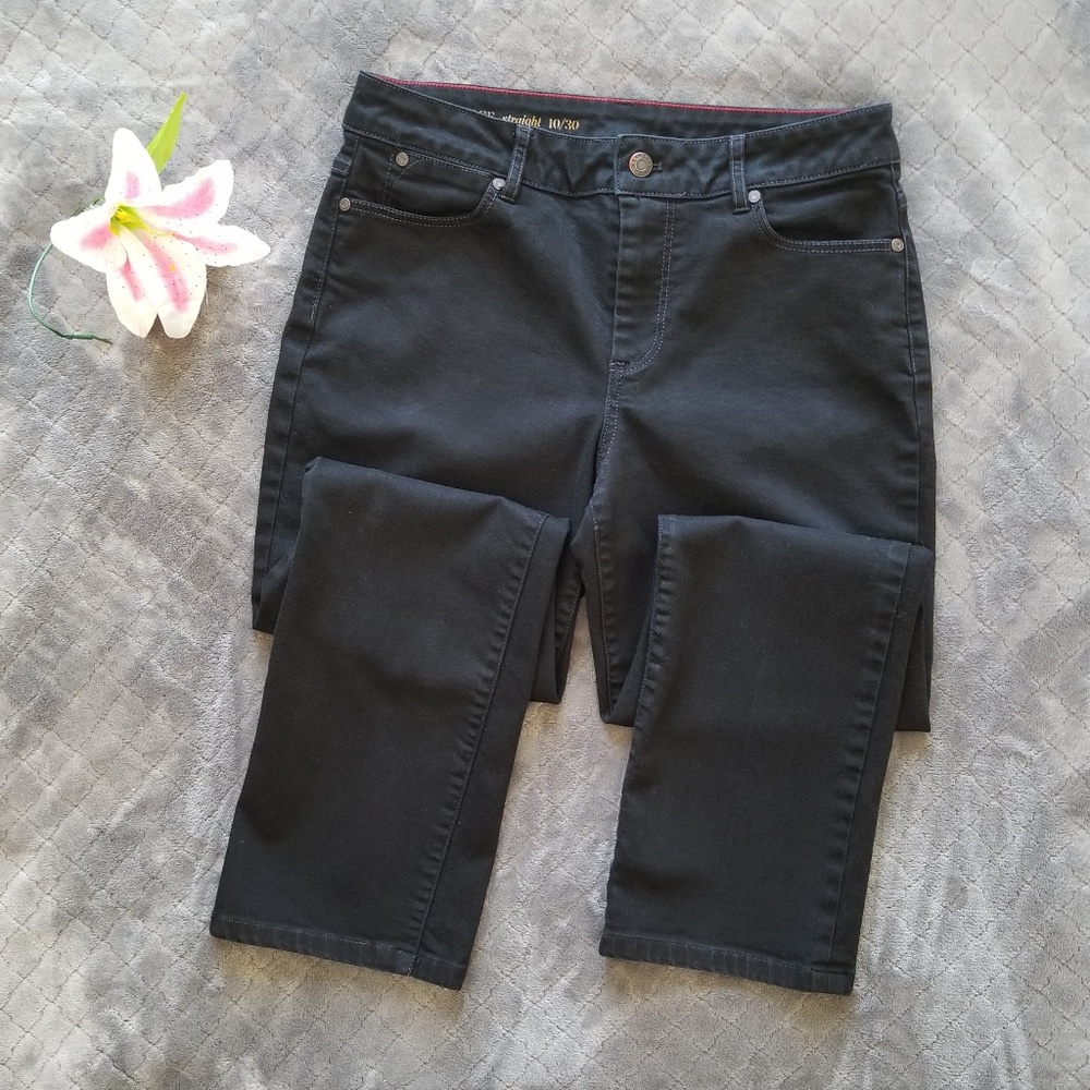 Talbots Heritage Straight Black Jean